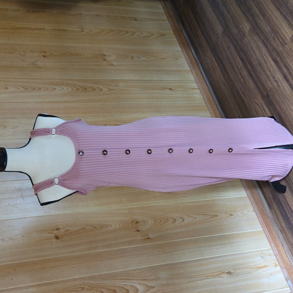 SHEIN Dusty Pink Striped Dress